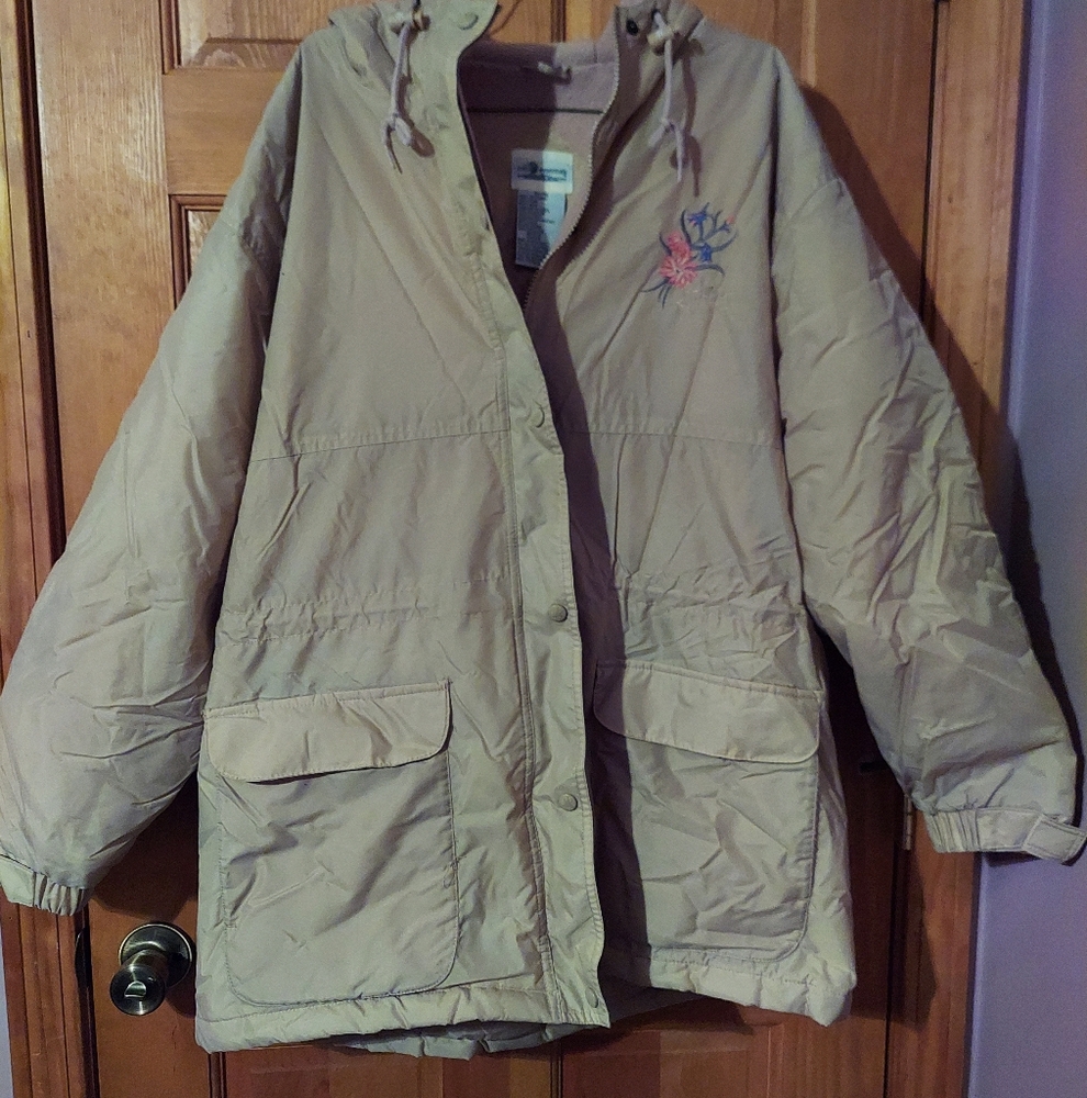Women's size XL Cottage Essentials fleece lined. Hooded Jacket